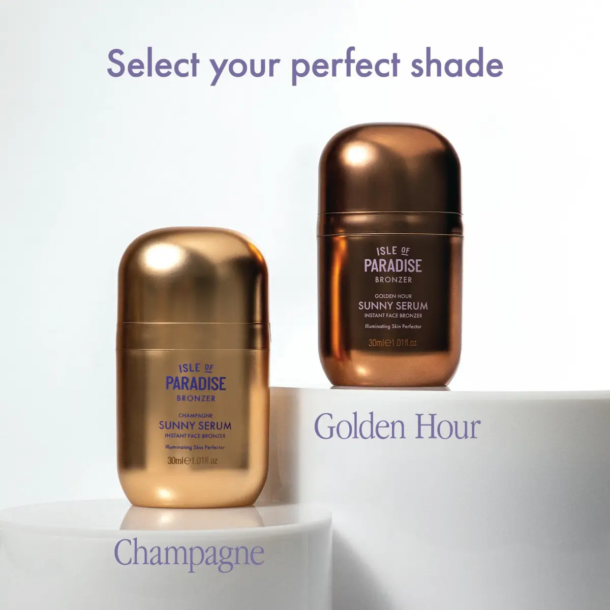 Isle of Paradise Sunny Serum Liquid Bronzer 30ml (1.01 Fl Oz) | Wash-Off Glow - view 9