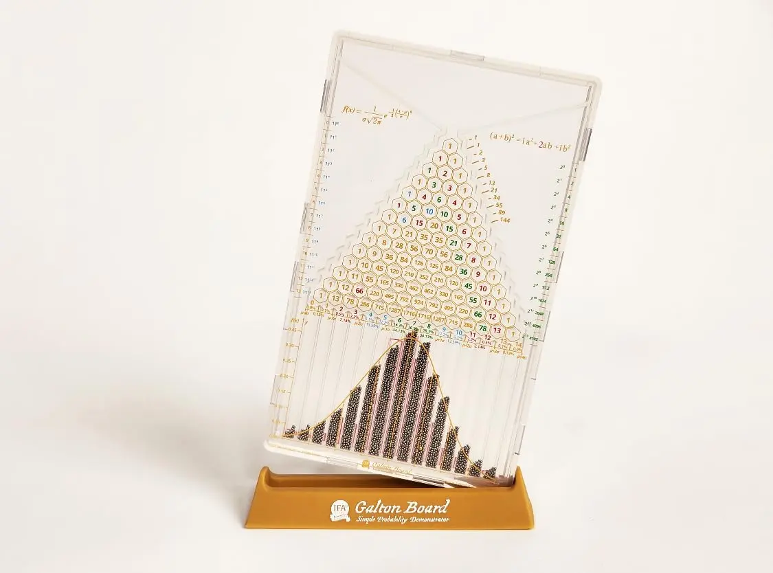 IFA.com Galton Board: Simple Edition | Visualize Probabilities & Statistics - view 2
