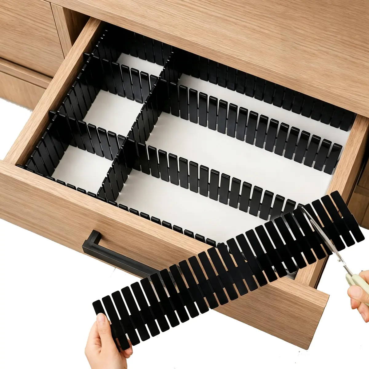 Bofoho Adjustable Drawer Dividers 32 Pack | Cut-to-Fit DIY Organizers for Kitchen & Closet - main product image