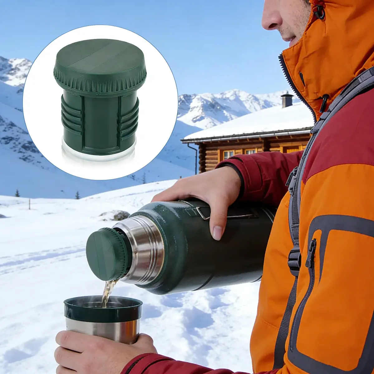 ChangTa Thermo Stopper for Stanley Wide Mouth Bottles | Leak-Proof, BPA-Free, Easy Fit - view 7