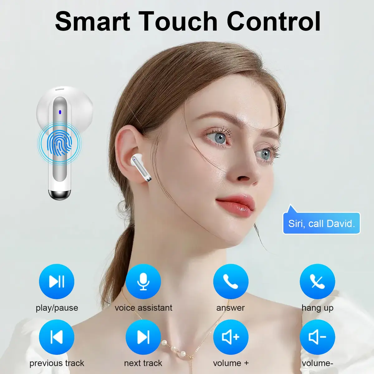 VIFIGEN Wireless Earbuds for iPhone 17e/17 Pro Max | 60H Playtime, IPX7 Waterproof, Bluetooth 5.3 - view 5