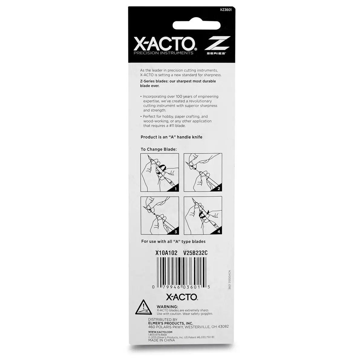 X-Acto Z-Series #1 Precision Utility Knife with Zirconium Nitride Blade, 22.86 cm (9.0 inches) Aluminum Handle | Pack of 18 - view 5