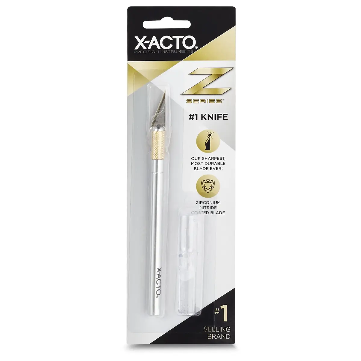 X-Acto Z-Series #1 Precision Utility Knife with Zirconium Nitride Blade, 22.86 cm (9.0 inches) Aluminum Handle | Pack of 18 - view 4