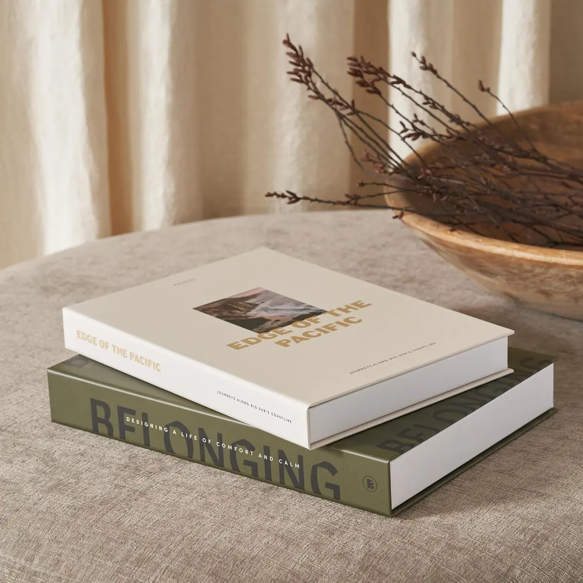 ZICOTO Decorative Books Set of 2 | Modern Home Accent for Coffee Table & Shelf - view 2