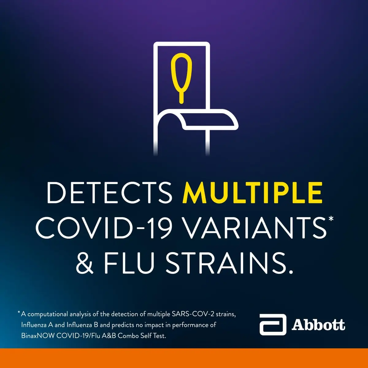 BinaxNOW COVID-19/Flu A&B Combo Self Test Kit | 10 Tests, 15 Min Results, Reliable Home Testing - view 7