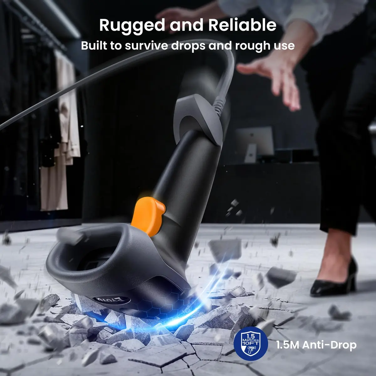 Eyoyo 2D Handheld USB QR Code Scanner - view 2