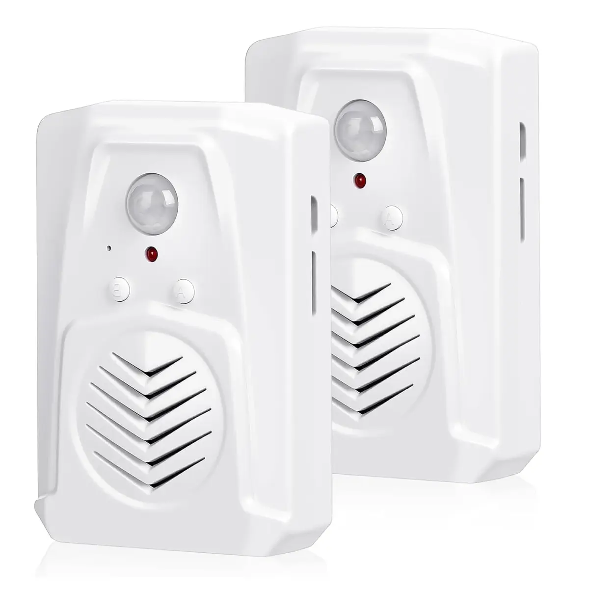 XYszpcgs PIR Motion Sensor Activated Sound Player Speaker with USB Cable, Download Your Own MP3 Audio Files (White, 2 Pcs) - main product image