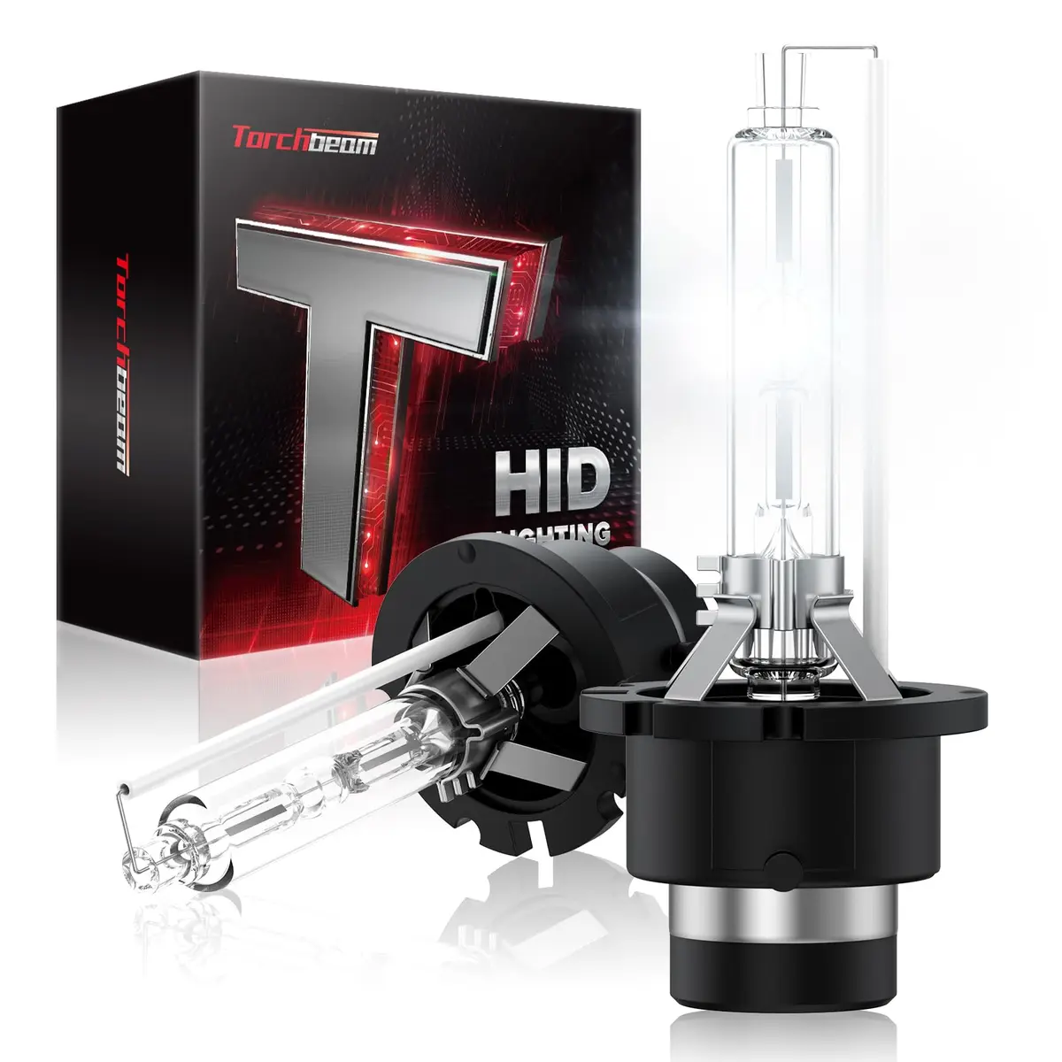 Torchbeam D2S HID Xenon Headlight Bulbs 6000K Cool White 35W Pack of 2 | Enhanced Brightness & All-Weather Reliability - main product image