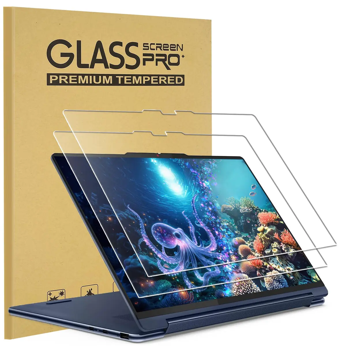 KEANBOLL Tempered Glass Screen Protector 14" | Ultra HD, Scratch-Resistant for Lenovo Yoga 9i Aura Edition & Yoga 9 - main product image