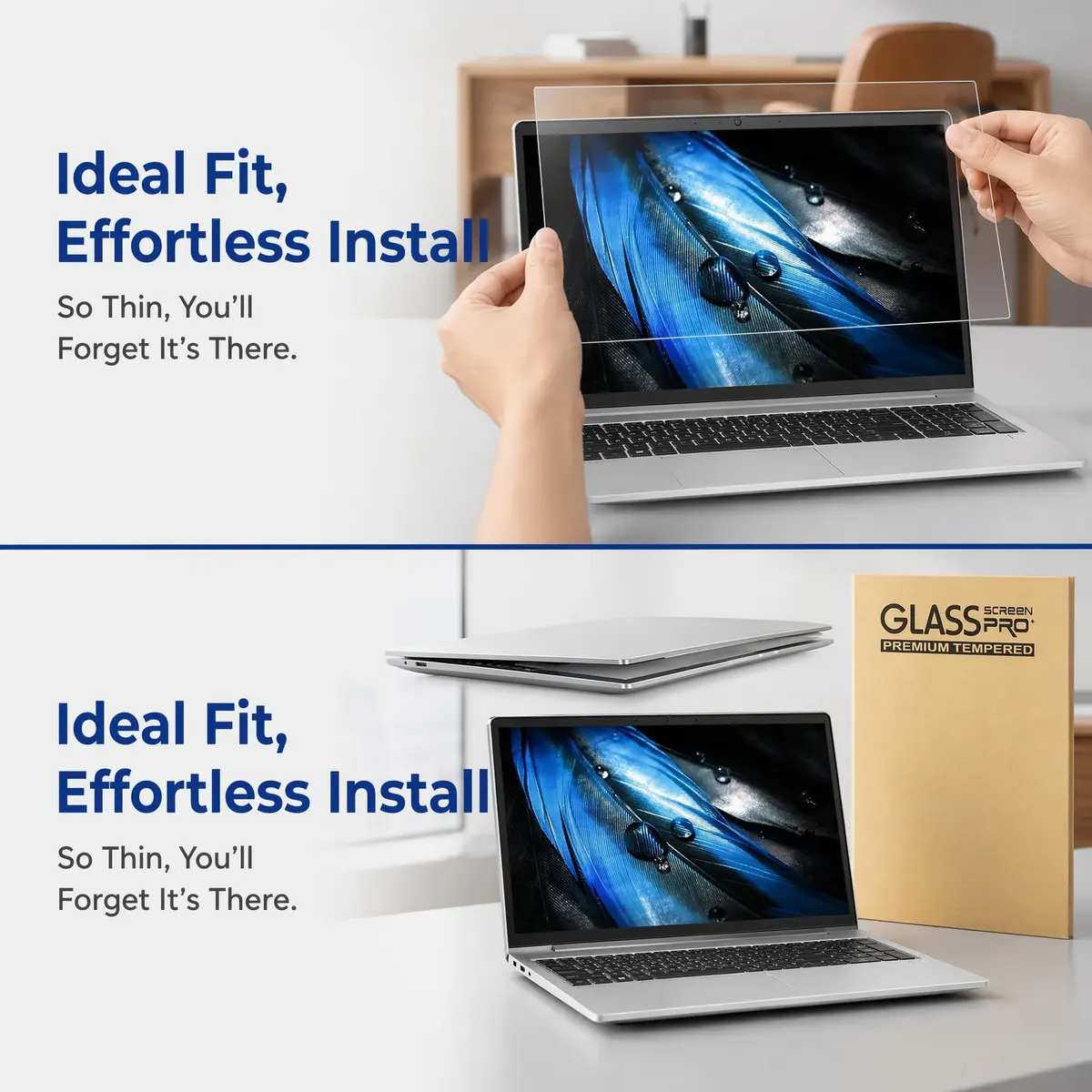 KEANBOLL Tempered Glass Screen Protector 14" | Ultra HD, Scratch-Resistant for Lenovo Yoga 9i Aura Edition & Yoga 9 - view 6