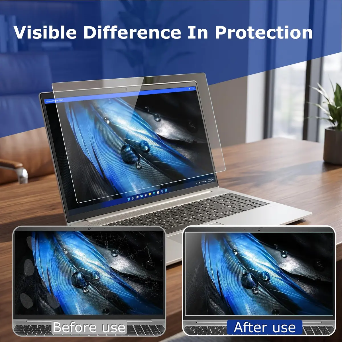 KEANBOLL Tempered Glass Screen Protector 14" | Ultra HD, Scratch-Resistant for Lenovo Yoga 9i Aura Edition & Yoga 9 - view 7