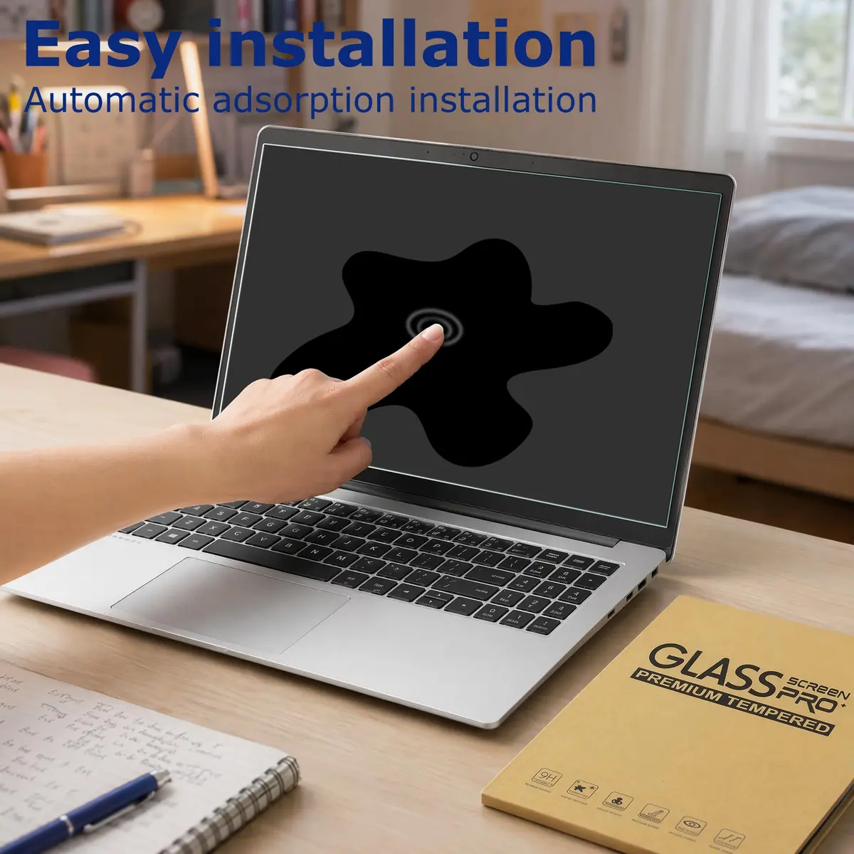 KEANBOLL Tempered Glass Screen Protector 14" | Ultra HD, Scratch-Resistant for Lenovo Yoga 9i Aura Edition & Yoga 9 - view 8