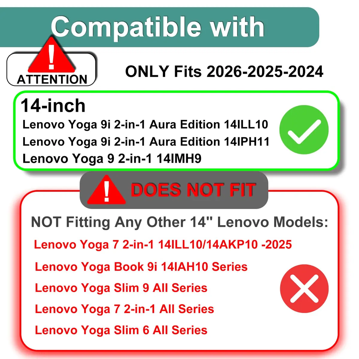 KEANBOLL Tempered Glass Screen Protector 14" | Ultra HD, Scratch-Resistant for Lenovo Yoga 9i Aura Edition & Yoga 9 - view 2