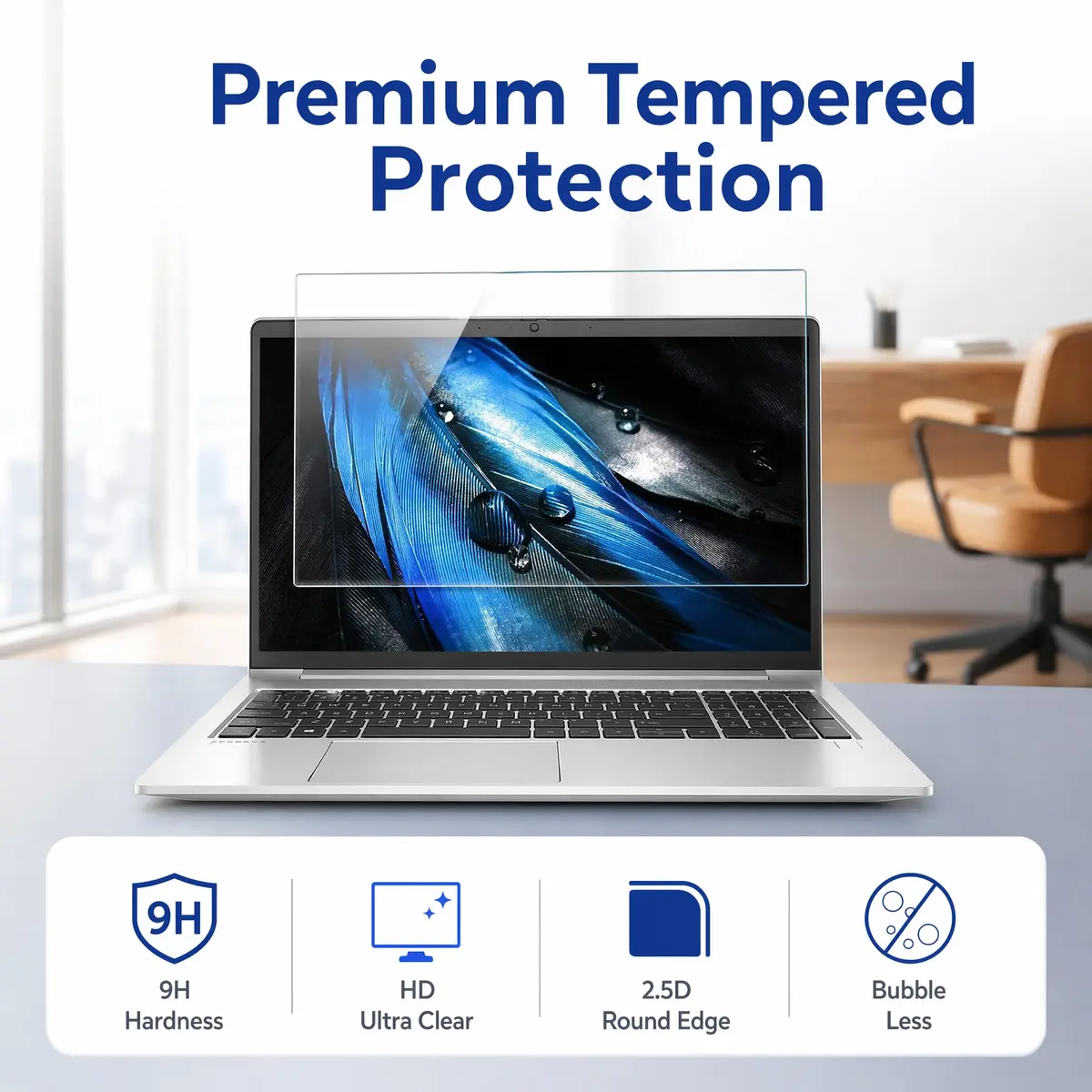 KEANBOLL Tempered Glass Screen Protector 14" | Ultra HD, Scratch-Resistant for Lenovo Yoga 9i Aura Edition & Yoga 9 - view 3