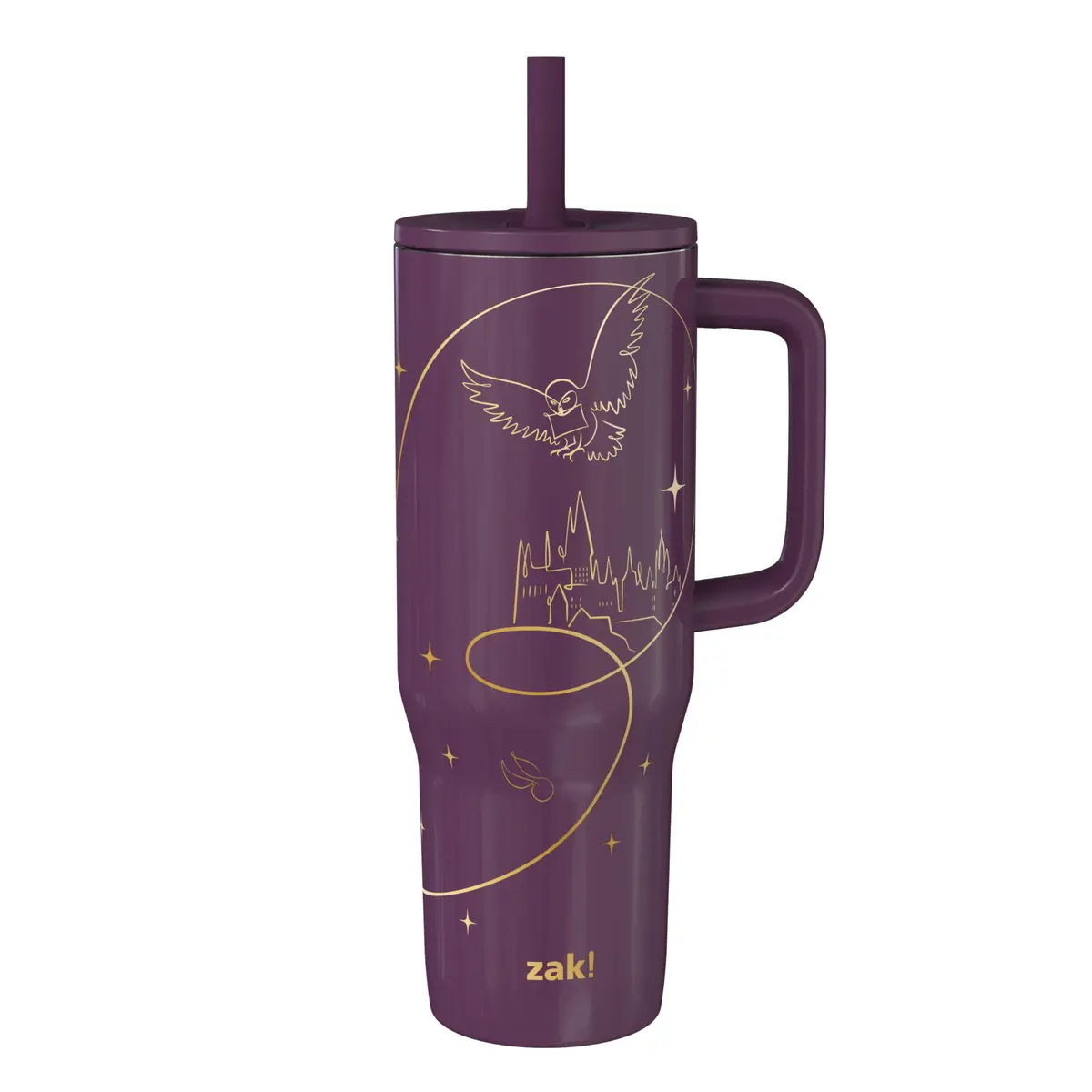 Zak Designs Harry Potter 30oz Insulated Stainless Steel Tumbler | Spill-Proof Travel Mug for Fans - main product image