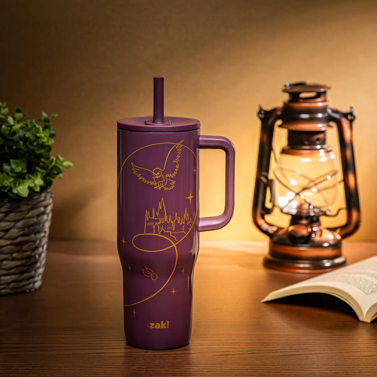 Zak Designs Harry Potter 30oz Insulated Stainless Steel Tumbler | Spill-Proof Travel Mug for Fans - view 2