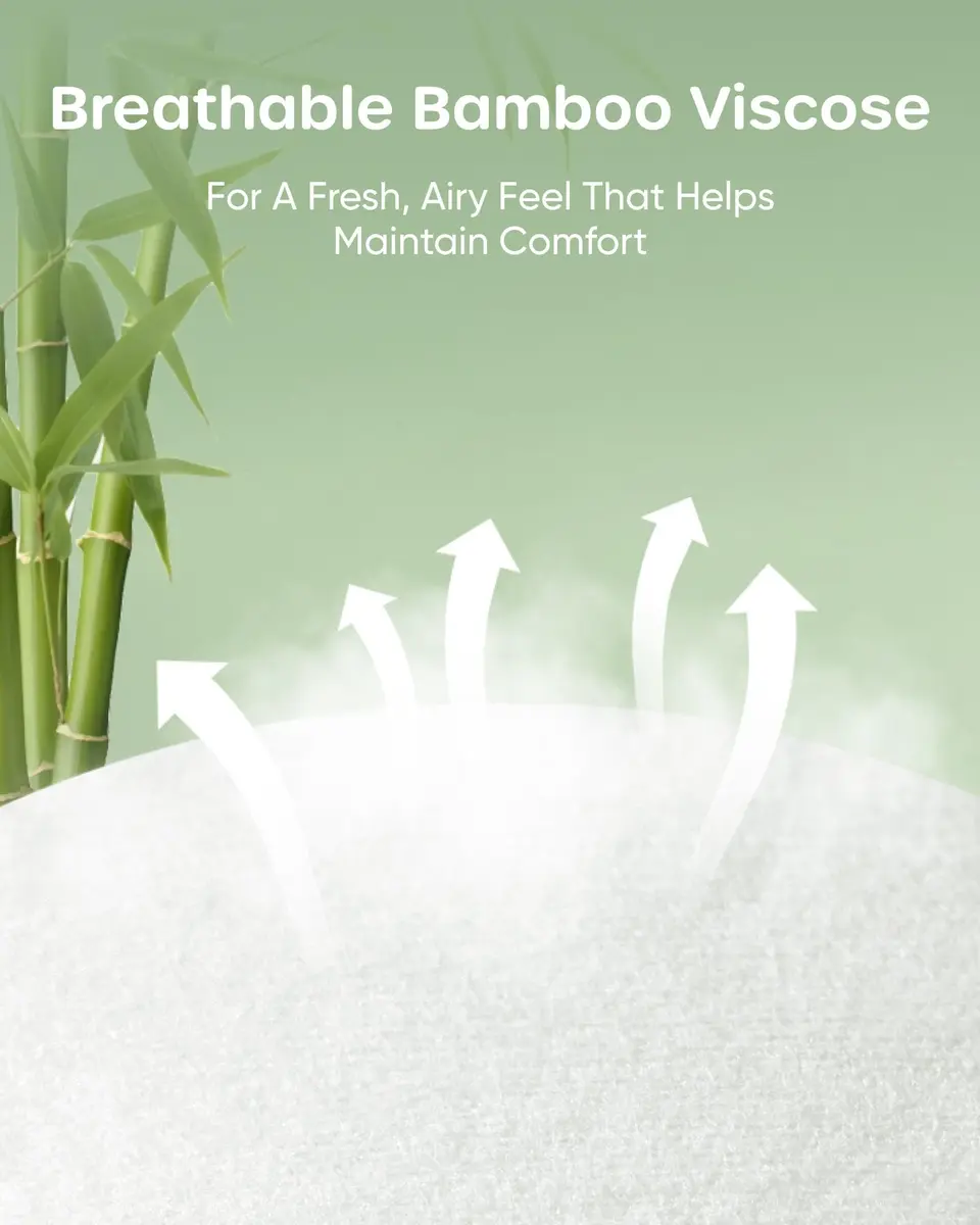 Nuliie Viscose-from-Bamboo Disposable Nursing Pads 100 Count | Super Absorbent & Featherlight for Breastfeeding Moms - view 5