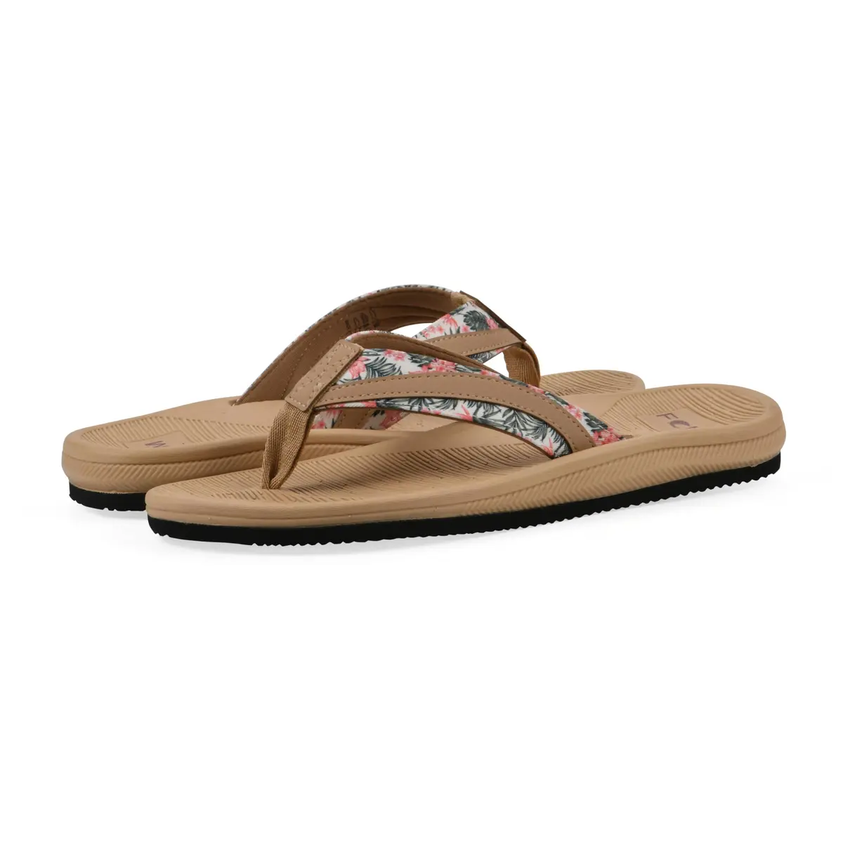 Island Surf Women's Aruba Flip-Flop Sandal, Tan Print, 7 M | Cloud-like Cushion & Arch Support - view 2