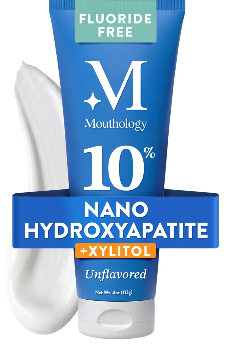 Mouthology 10% Nano Hydroxyapatite Toothpaste 118g (4 oz) | Dentist-Recommended Enamel Care - main product image