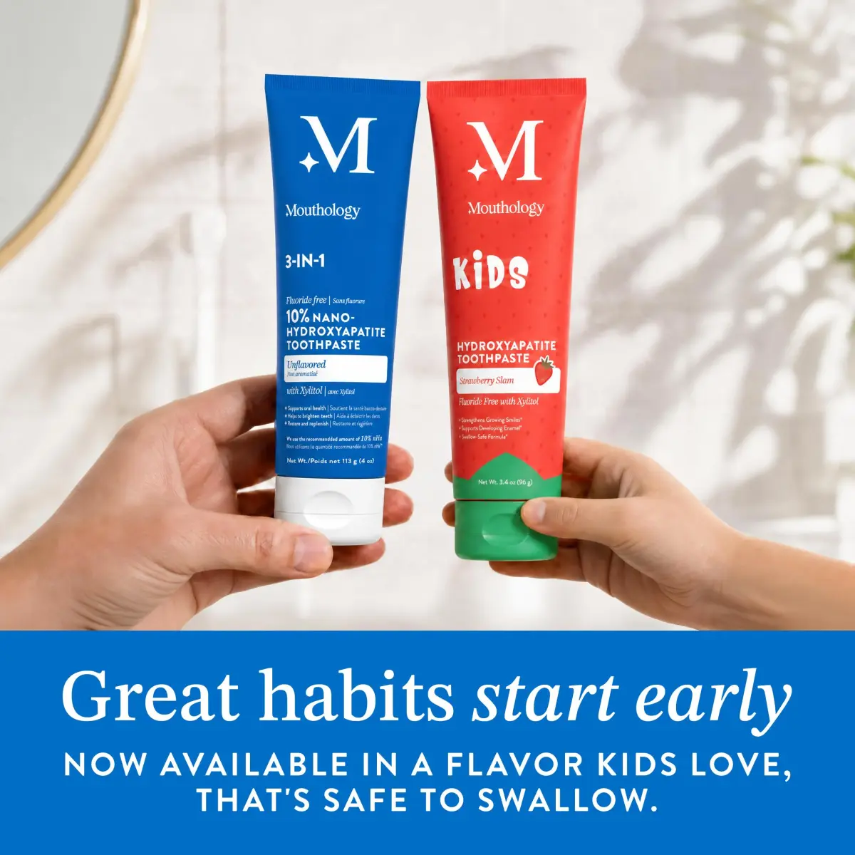 Mouthology 10% Nano Hydroxyapatite Toothpaste 118g (4 oz) | Dentist-Recommended Enamel Care - view 2