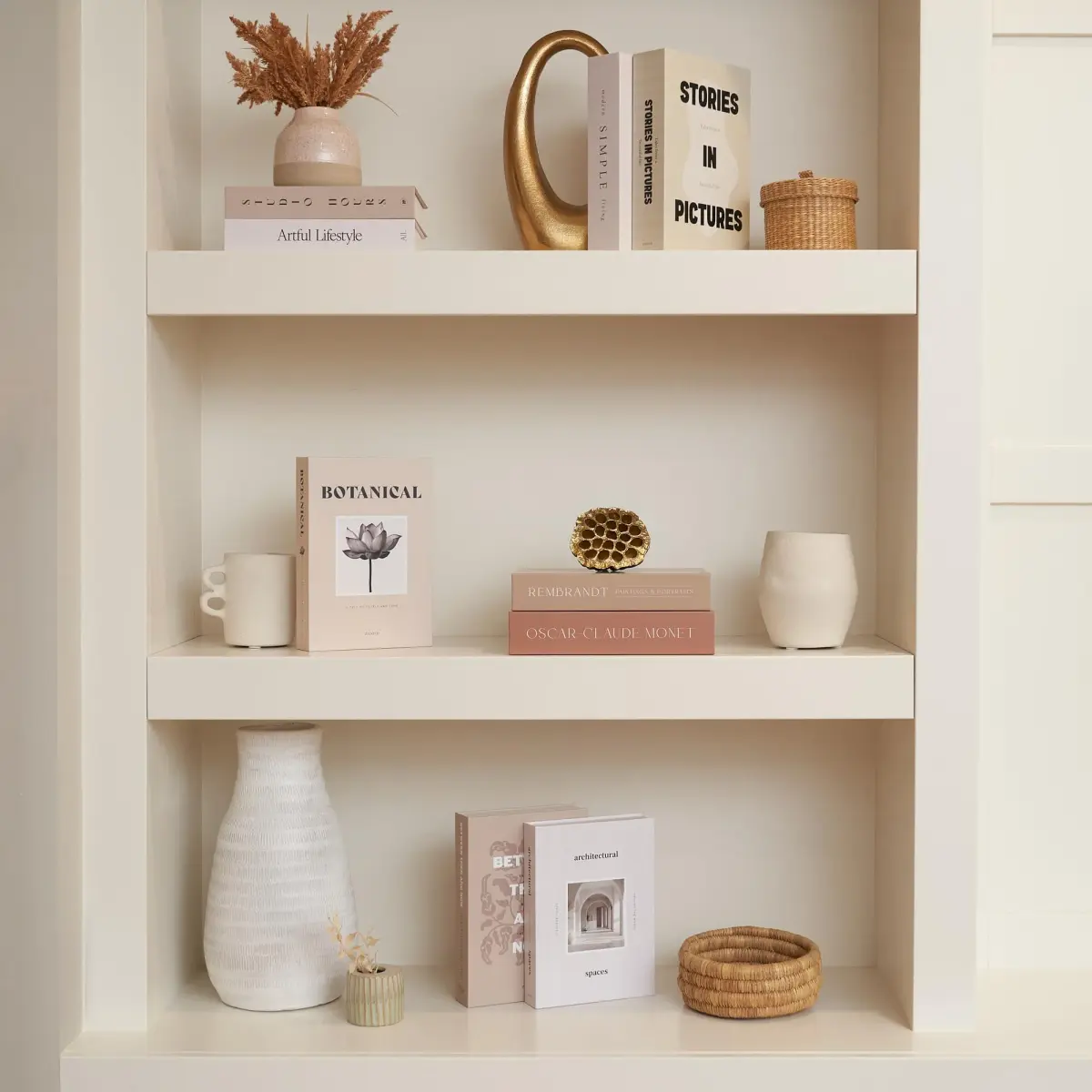 ZICOTO Decorative Books Set of 9 | 24cm (9.37in) Length | Faux Books for Coffee Table Decor - view 2