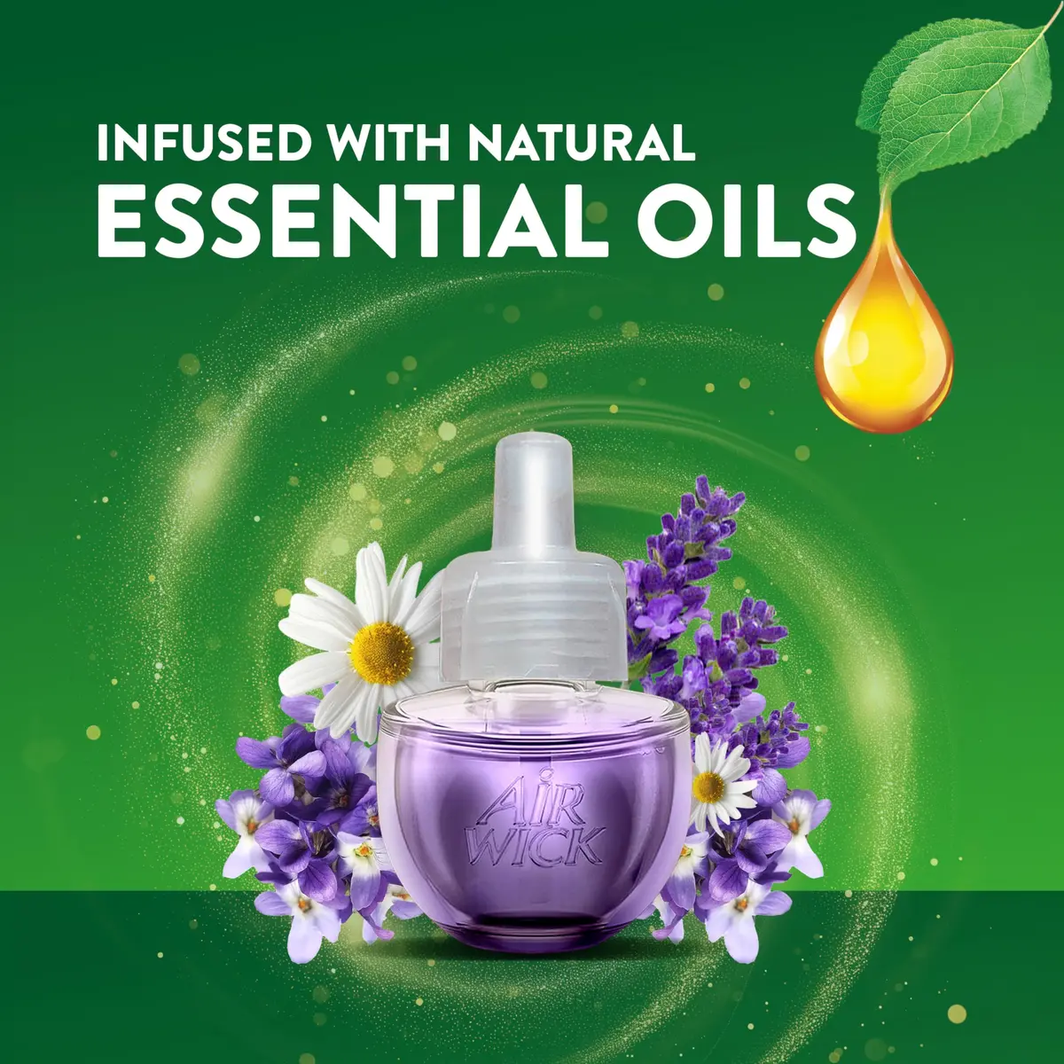 Air Wick Plug-In Scented Oil Refills, 6 Count, Lavender & Chamomile, 120ml (4.02 Fl Oz) | Natural Essential Oils - view 4