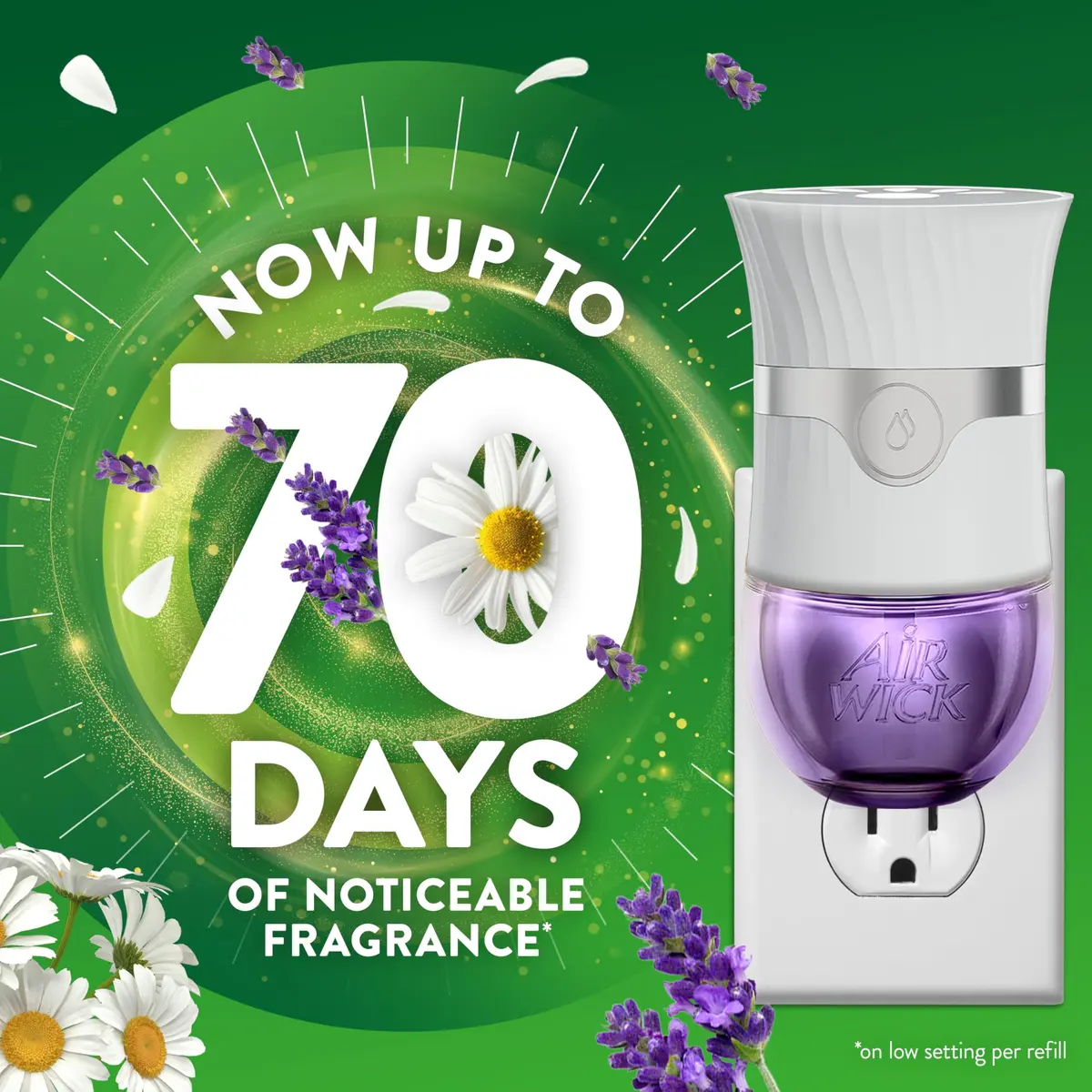 Air Wick Plug-In Scented Oil Refills, 6 Count, Lavender & Chamomile, 120ml (4.02 Fl Oz) | Natural Essential Oils - view 3