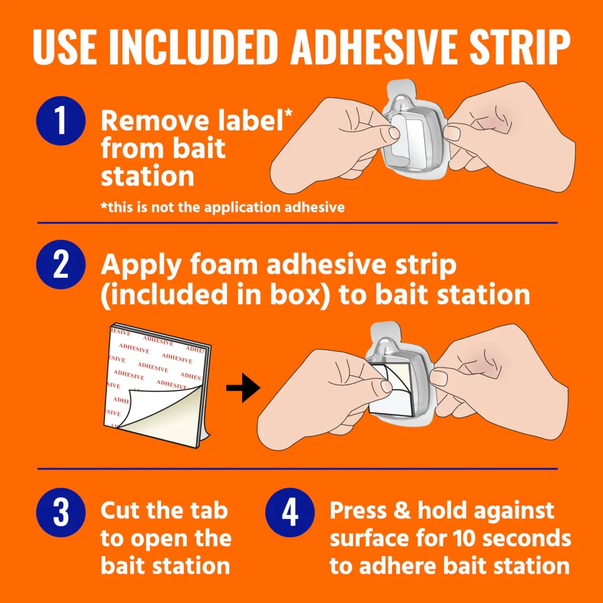 TERRO Indoor Liquid Ant Baits with Adhesive Strips for Discreet Baiting - 20 Count | Kills Visible Ants and Hidden Colonies - view 2
