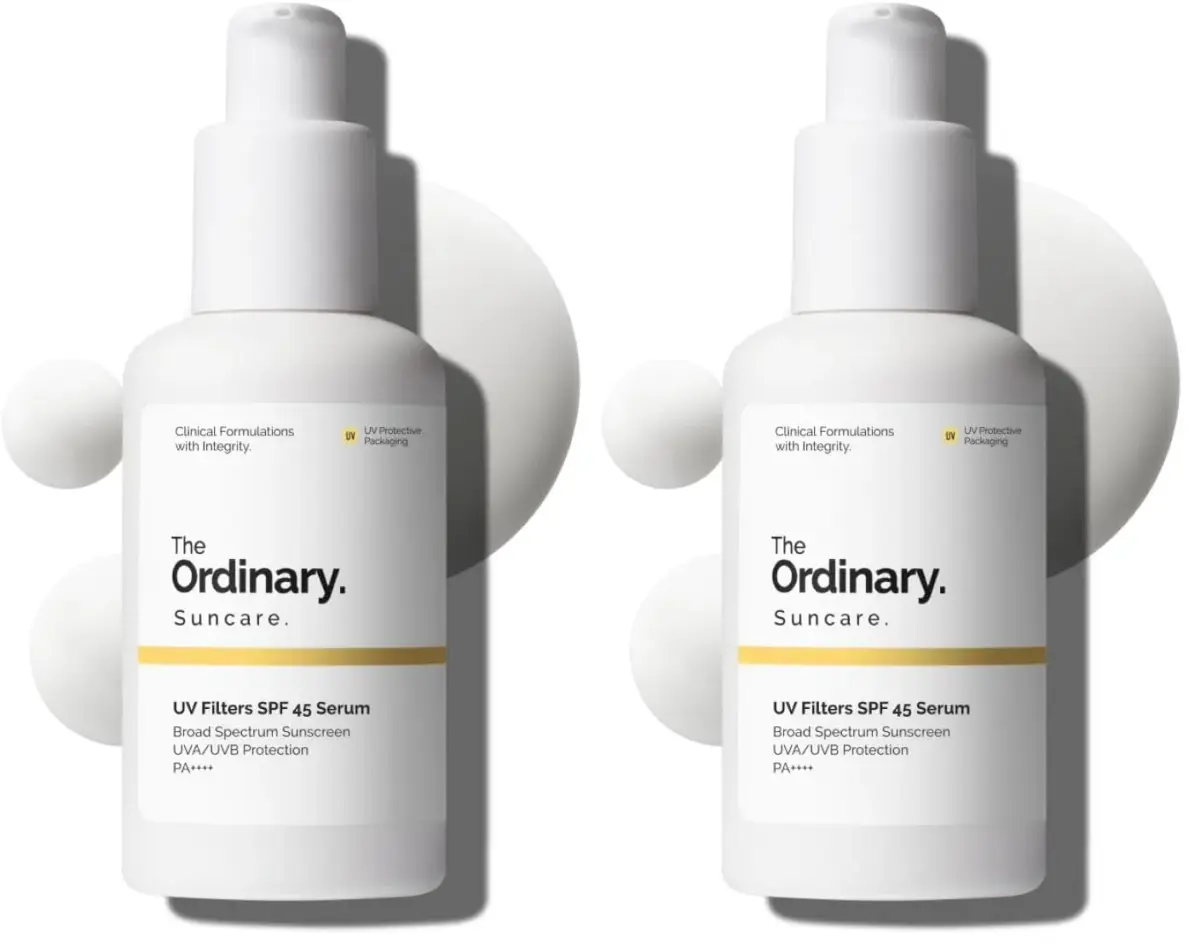 The Ordinary UV Filters SPF 45 Serum Sunscreen 120ml (4 Fl Oz) | Broad-Spectrum UVA/UVB Protection - main product image