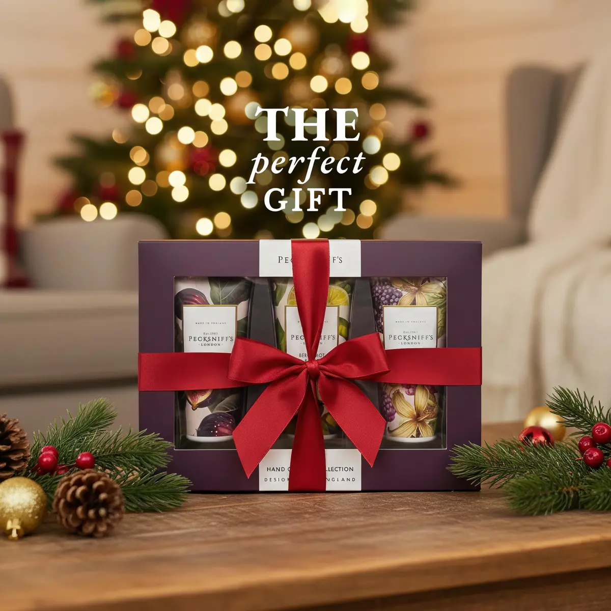 Pecksniff's Luxury Hand Cream Gift Set – Wildwood Collection, 3 x 100ml Moisturizers for Hands, Designed in England - view 7
