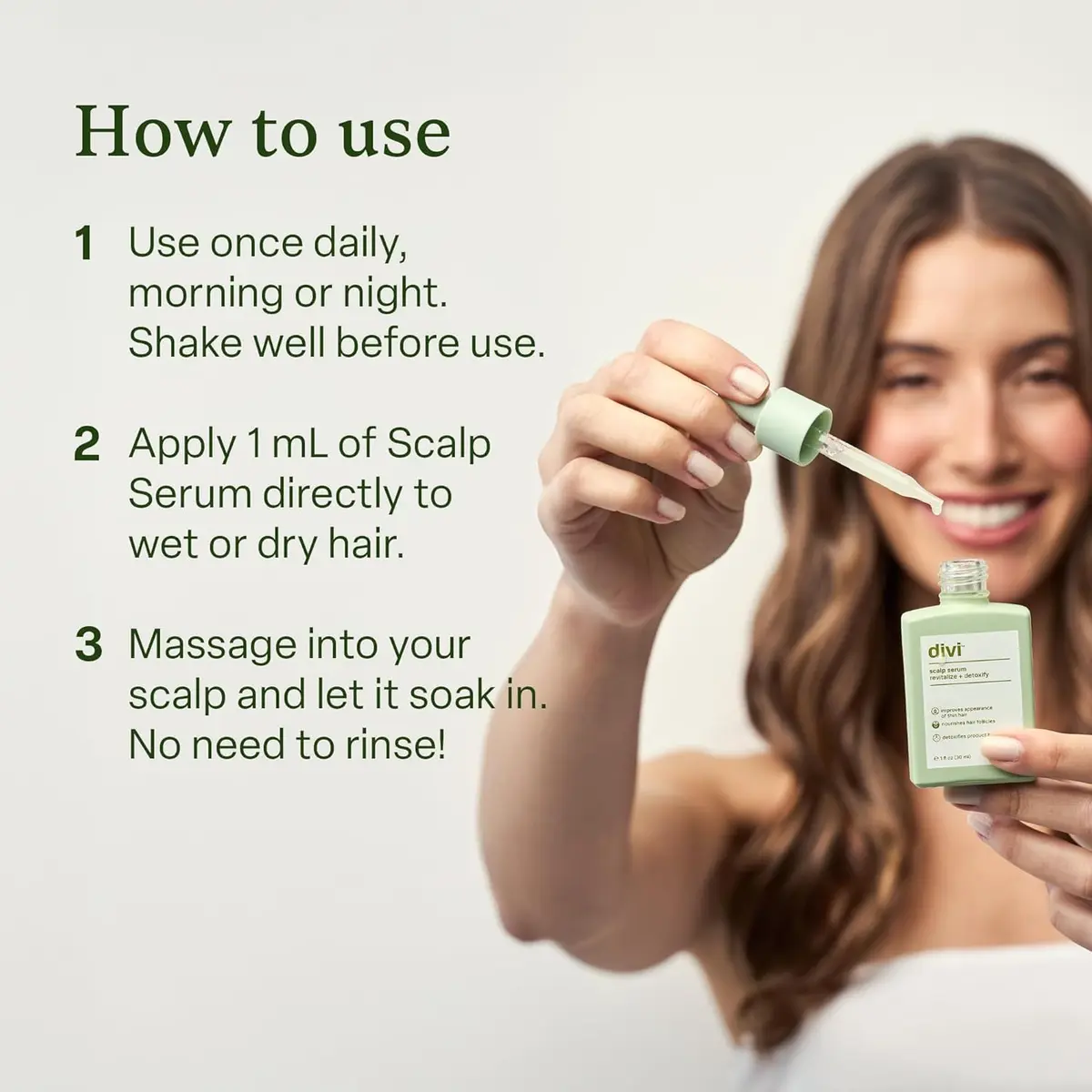 Divi Scalp Serum for Thinning Hair 30ml | Clinically Tested Nourishing Formula with Amino Acids & Rosemary Oil - view 7