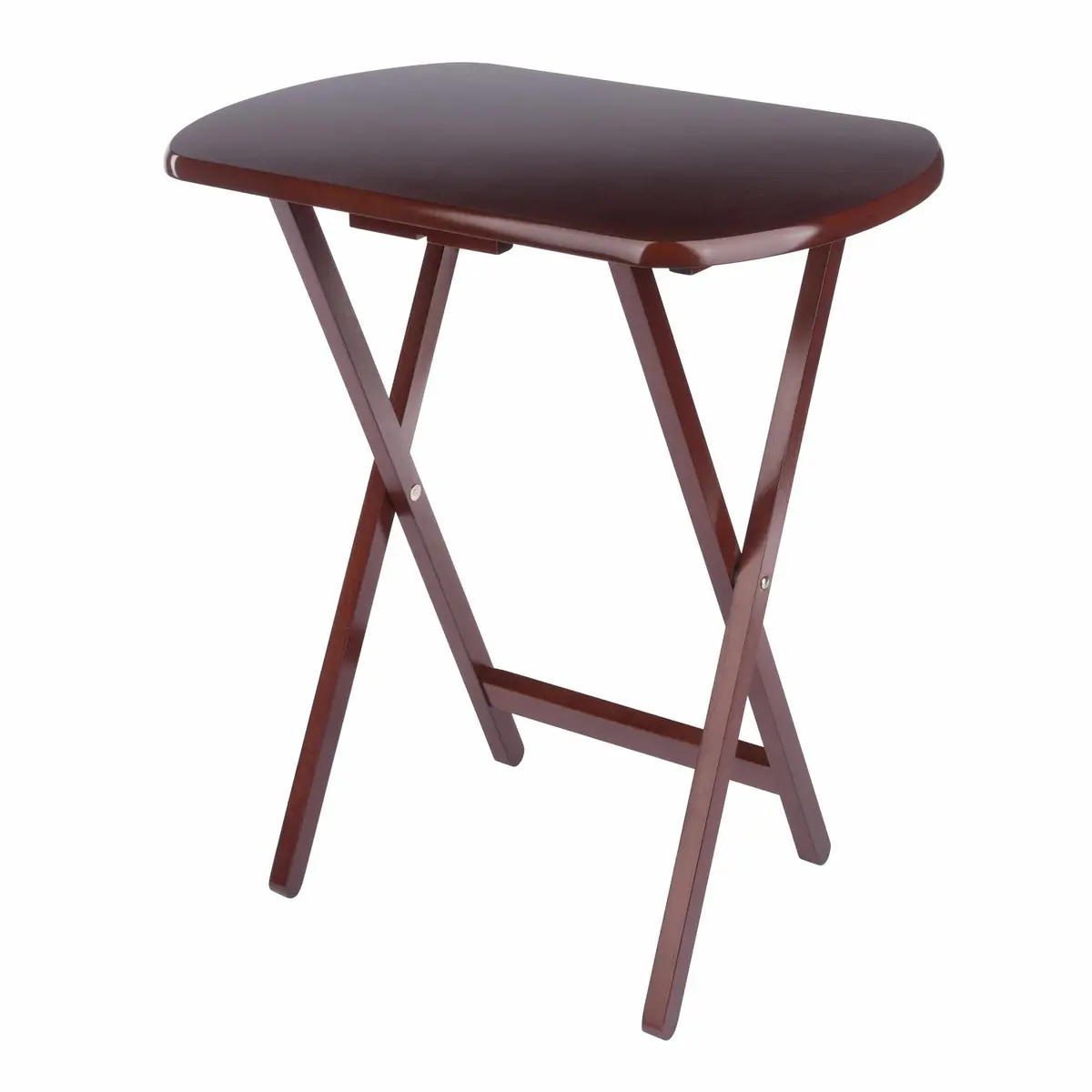 Winsome Corbett Set of 2 Oversized Foldable Snack Tables | Space-Saving, Durable, Easy to Store (70-120 chars) - view 4