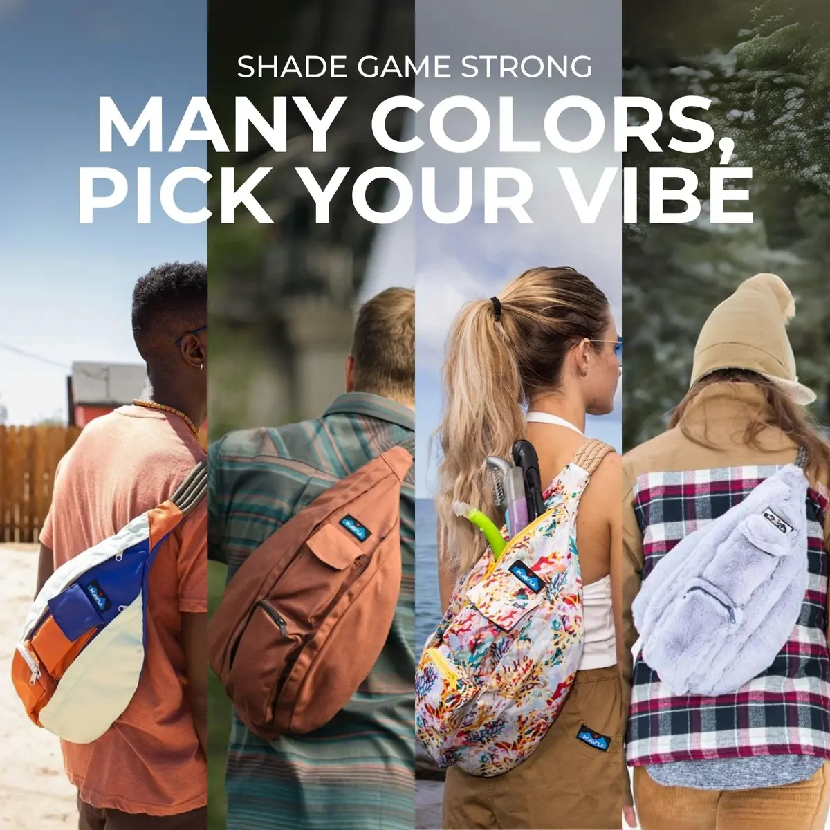 KAVU Original Rope Bag, Cotton Canvas Crossbody | Iconic 10L Travel & Lifestyle Sling - view 6