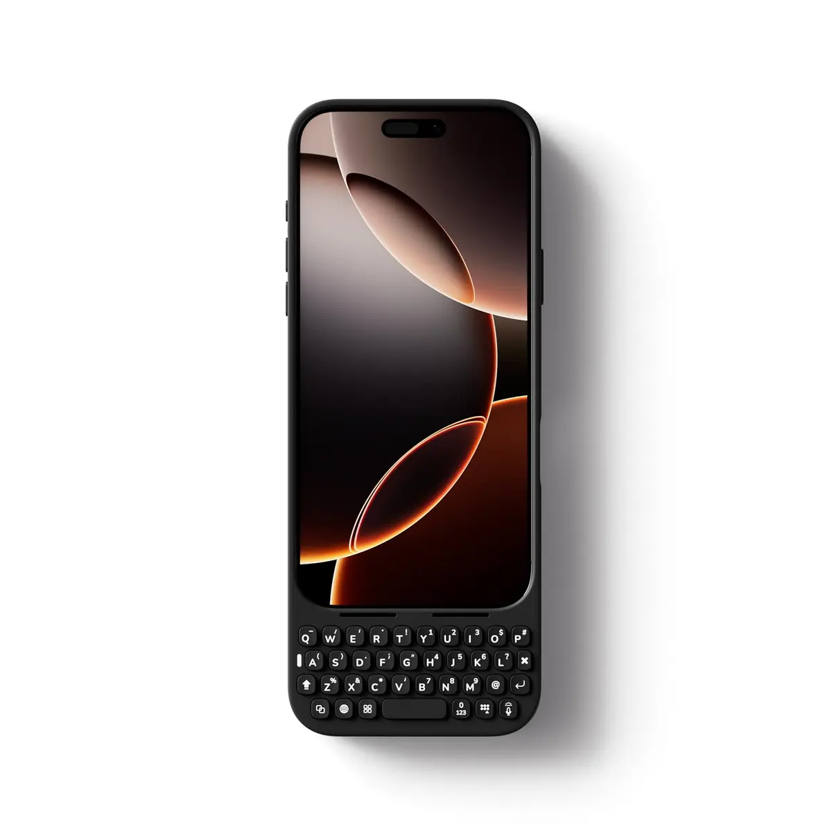 Akko MetaKey Keyboard for iPhone 16 Pro Max with Magnetic Support & Backlight | Space Black - main product image