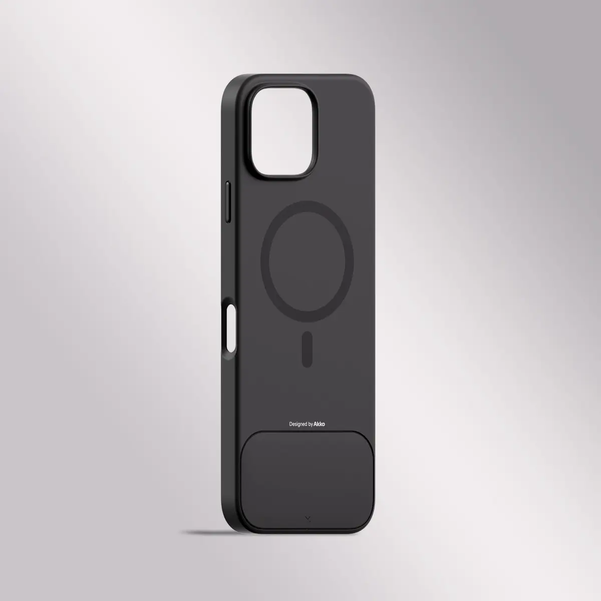 Akko MetaKey Keyboard for iPhone 16 Pro Max with Magnetic Support & Backlight | Space Black - view 2