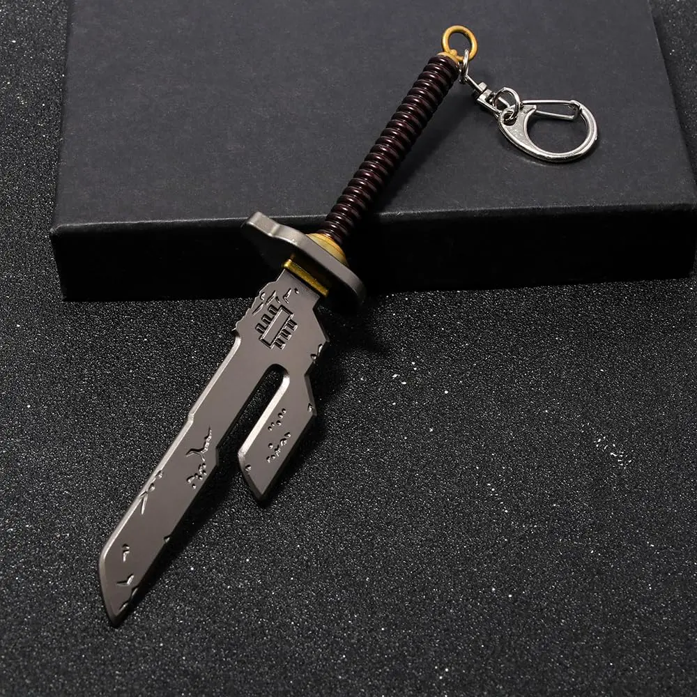 SONGCHANGJEWELRY Fushiguro Toji Inspired Keychain – Engraved Cursed Weapon – Dark Anime Gift for JJK Fans - view 5