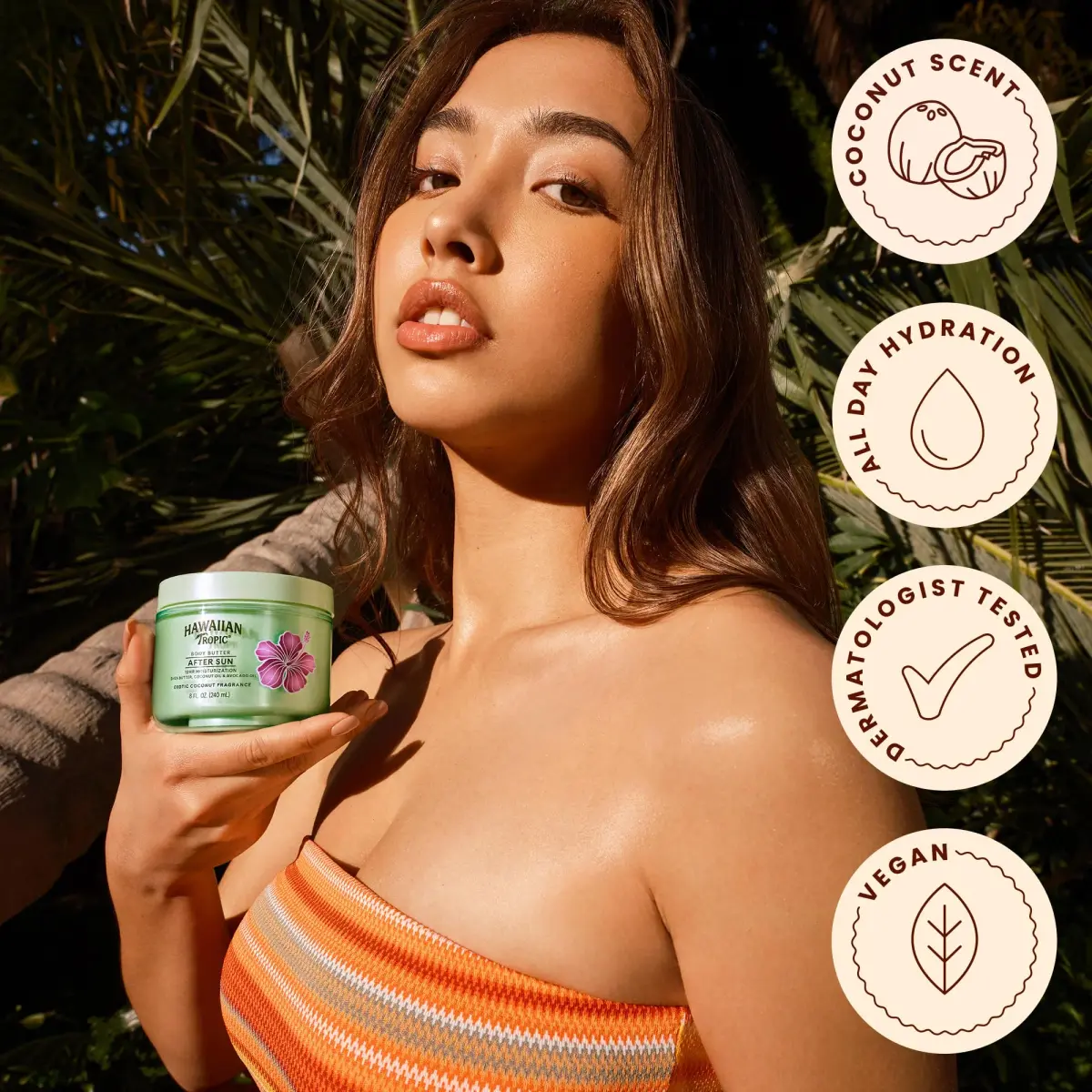 Hawaiian Tropic Coconut After Sun Body Butter 473ml (16 Fl Oz) Twin Pack | Hydrates & Soothes Sun-Exposed Skin - view 5