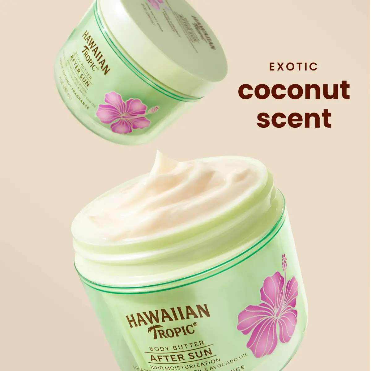 Hawaiian Tropic Coconut After Sun Body Butter 473ml (16 Fl Oz) Twin Pack | Hydrates & Soothes Sun-Exposed Skin - view 2