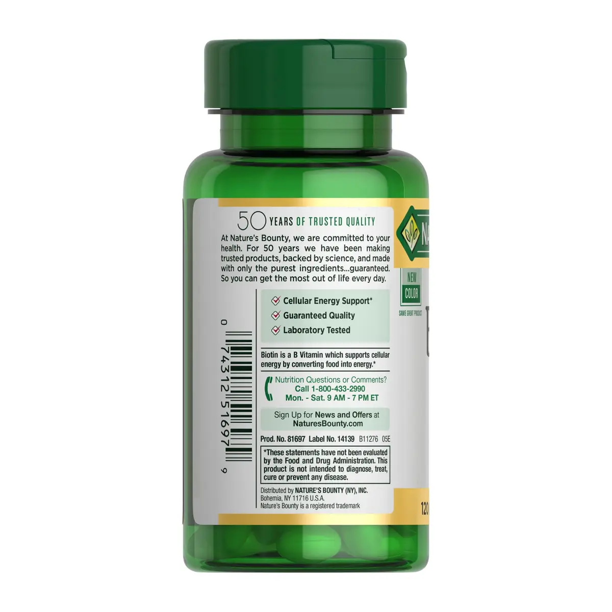 Nature's Bounty Biotin Hair Skin and Nails Vitamins, 10,000 mcg, 240 Softgels (Pack of 2) | Supports Healthy Hair, Skin and Nails - view 8