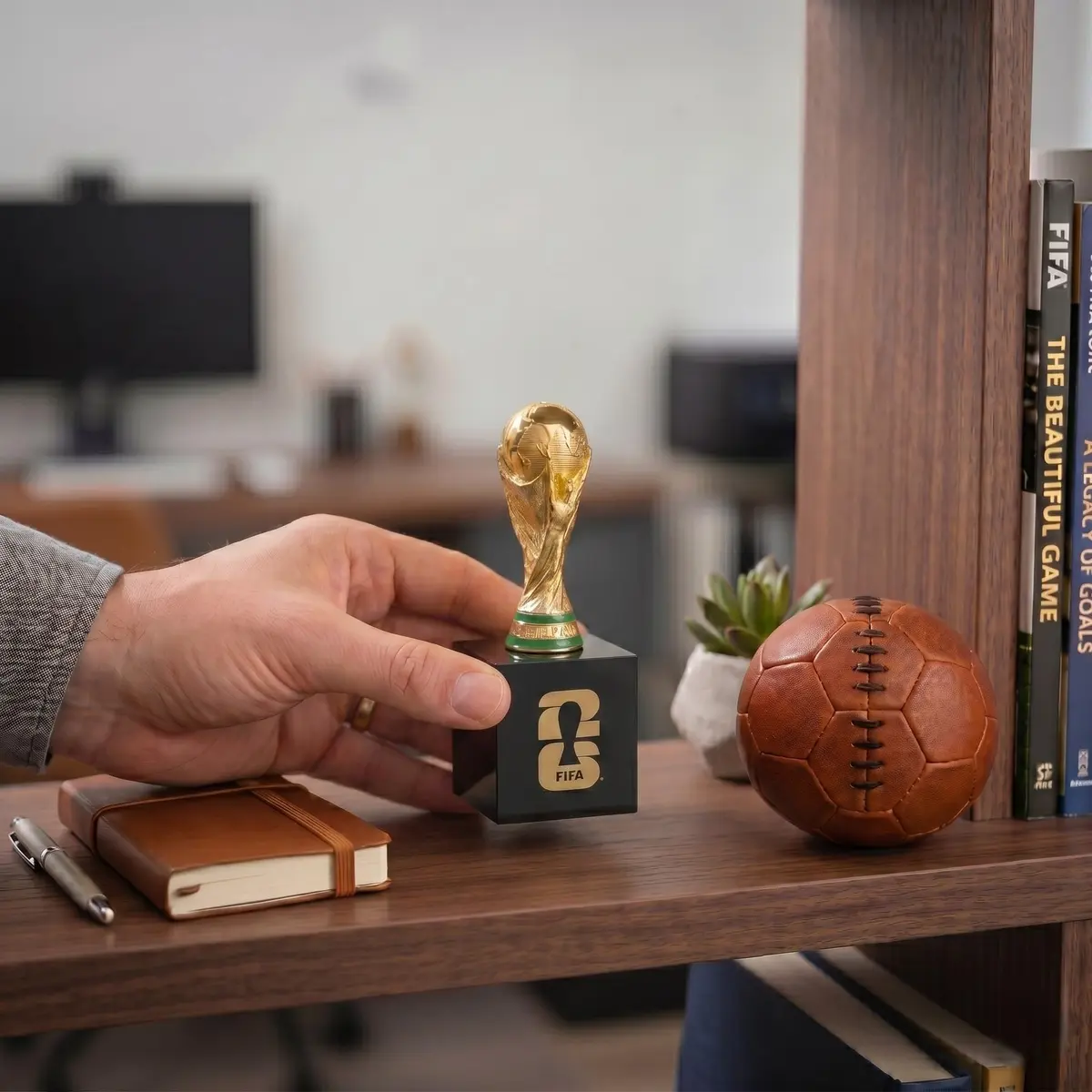 Wagon International Official FIFA World Cup 2026 Edition 3D Trophy Replica 70mm (2.75 Inch) | Collector's Item - view 2