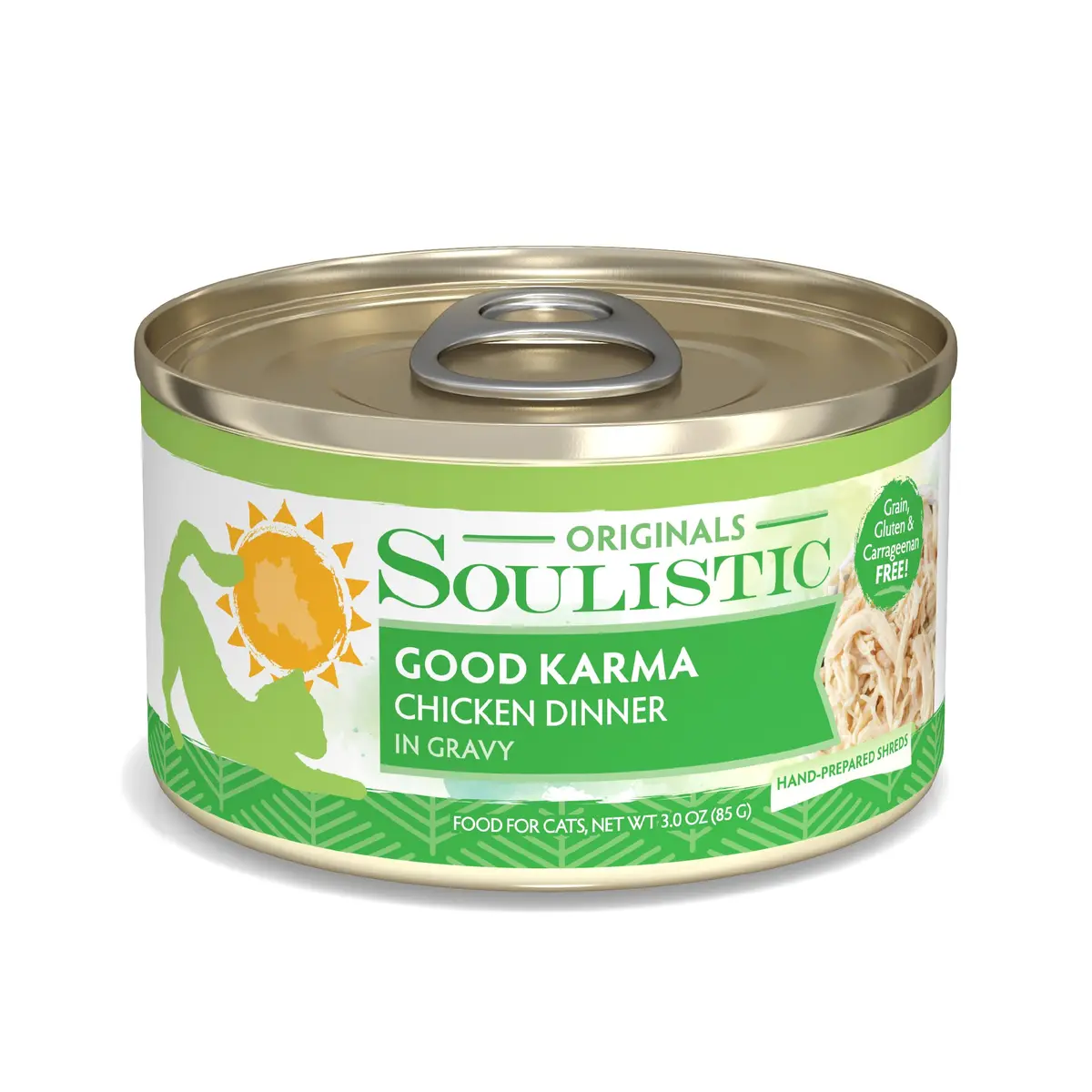 Soulistic Originals Wet Cat Food Good Karma Chicken Dinner in Gravy 3oz Can Pack of 12 | Balanced, Natural Nourishment - main product image