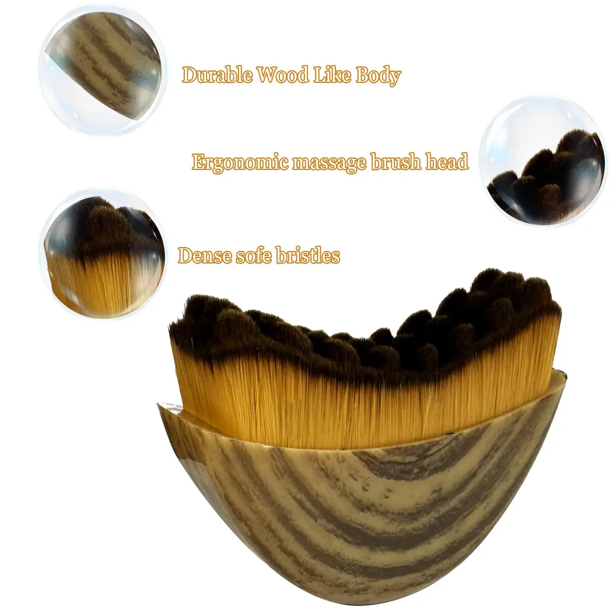 VOUGH Lymphatic Contour Face Brush | Ergonomic Skin Drainage Massager for Face (C-1PCS) - view 2