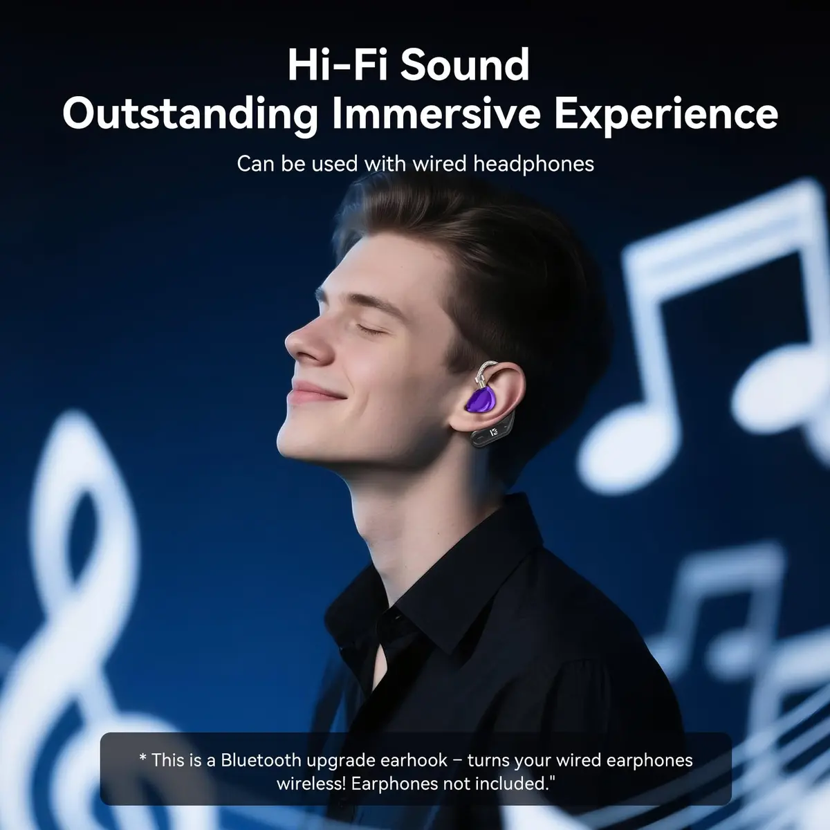 EZ EAR KBEAR BT15 PRO Bluetooth Adapter 2PIN | Seamless Bluetooth 5.4 Connectivity (70-120 chars) - view 4
