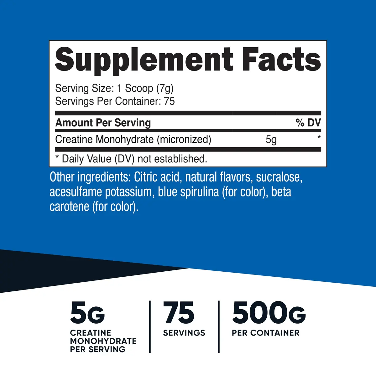 Nutricost Micronized Creatine Monohydrate Powder 500 Gram (17.9 oz) | NSF Certified, GMP Compliant Facility - view 2
