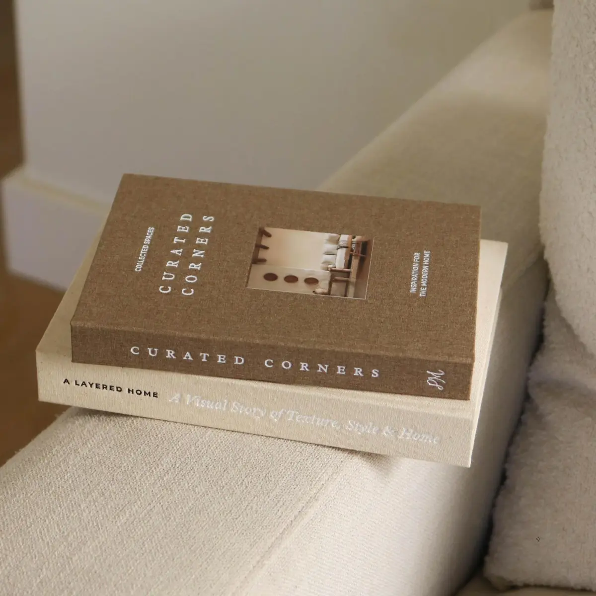 Paige McRae Home & Decor Linen Decorative Books Set | 27.9 x 20.3 cm (11x8") & 25.4 x 17.8 cm (10x7") - view 9