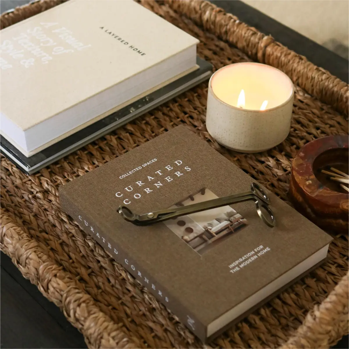 Paige McRae Home & Decor Linen Decorative Books Set | 27.9 x 20.3 cm (11x8") & 25.4 x 17.8 cm (10x7") - view 3