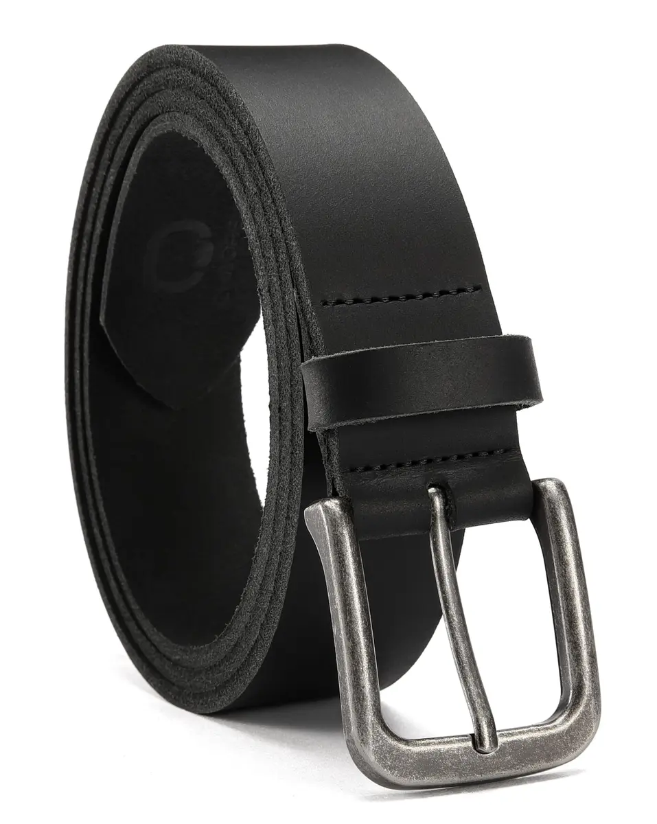 CHAOREN Mens Belts Leather 35mm for Jeans | Durable Full-Grain Leather, Classic Style, Casual Fit - main product image