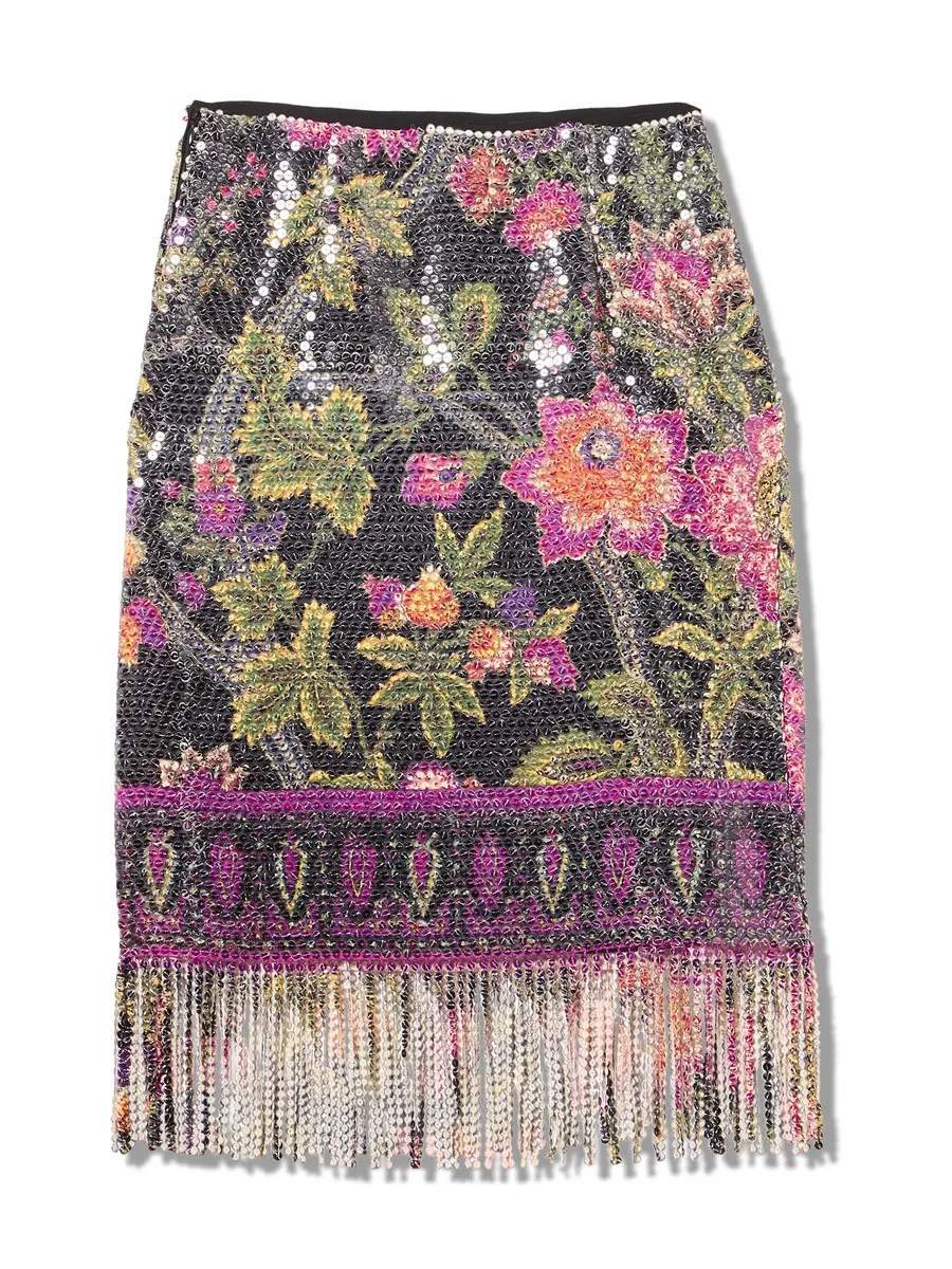 Kobi Halperin Vivienne Skirt X-Small | Fully Lined, Mid Rise, Floral Pattern, Polyester - view 3