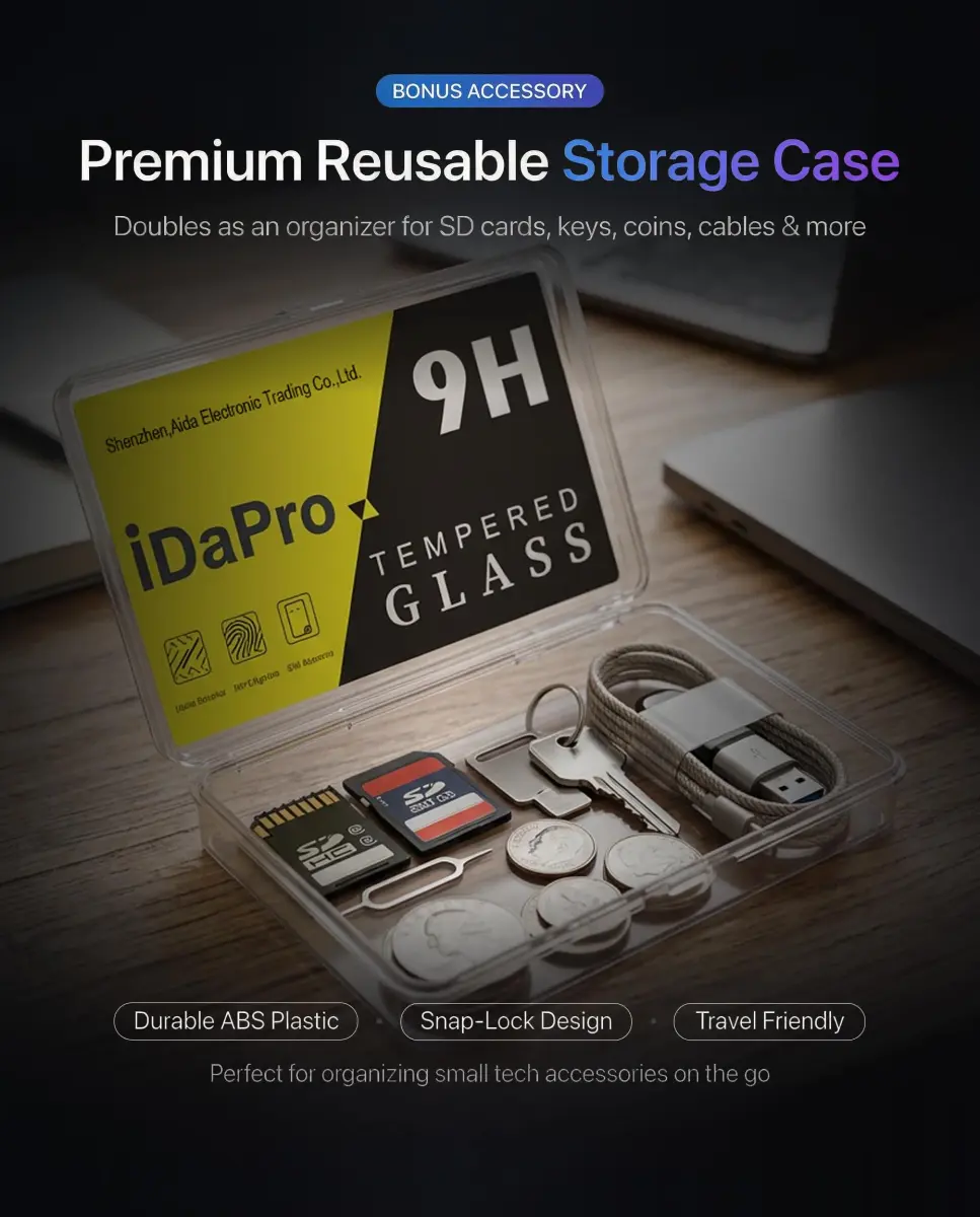 iDaPro Tempered Glass Screen Protector for Nikon ZR/RED Z Camera 3-Pack | 9H Hardness, Anti-Glare, Bubble-Free - view 3