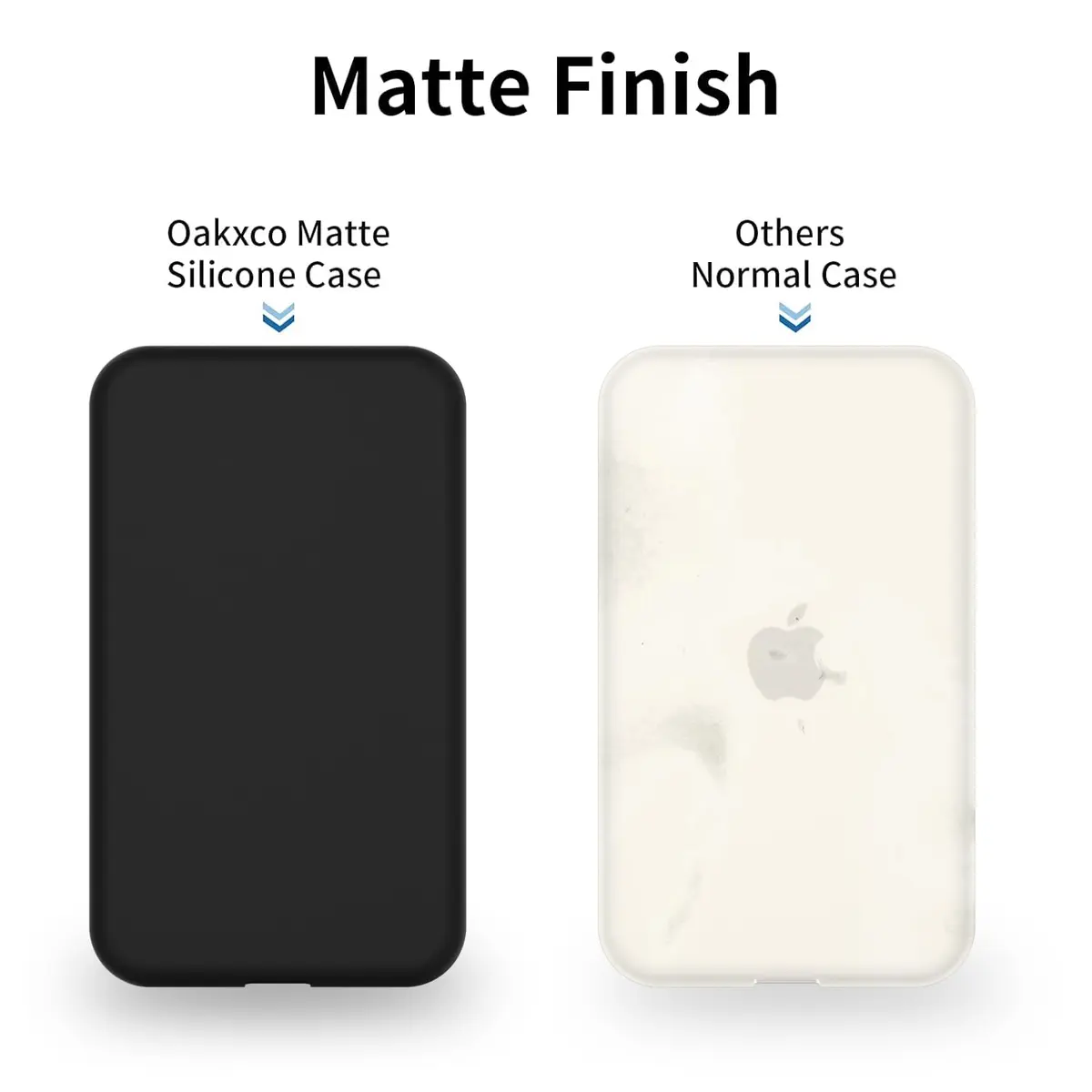 oakxco Black Silicone Case for iPhone Air Magsafe Battery Pack | Slim Fit Matte Finish - view 5